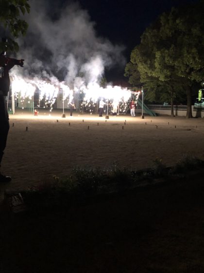 花火大会です。