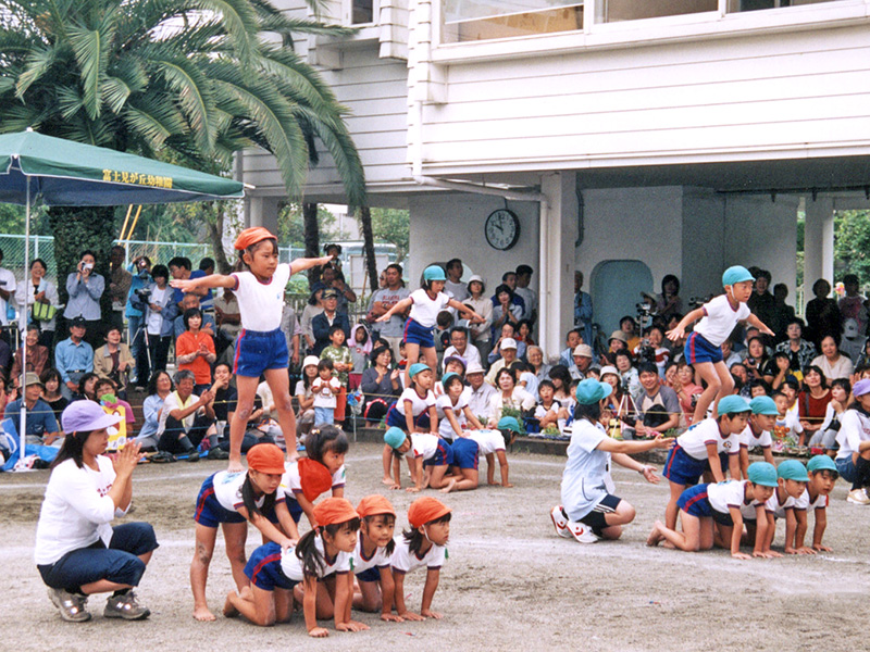 大運動会で組体操を！
